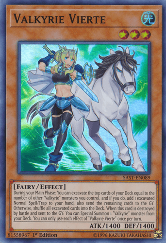 Valkyrie Vierte - SAST-EN089 Super Rare 1st Edition
