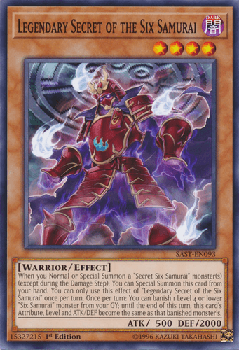 Legendary Secret of the Six Samurai - SAST-EN093 Common Unlimited