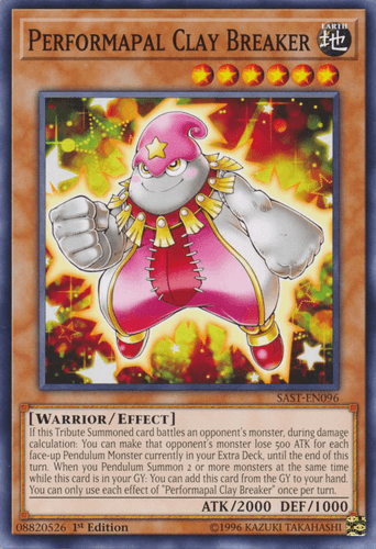 Performapal Clay Breaker - SAST-EN096 Common 1st Edition