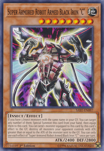 Super Armored Robot Armed Black Iron "C" - SAST-EN097 Common 1st Edition