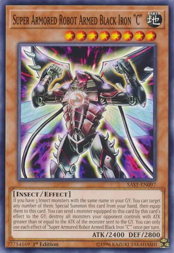 Super Armored Robot Armed Black Iron "C" - SAST-EN097 Common Unlimited