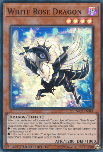 White Rose Dragon - SAST-ENSE4 Super Rare Limited Edition