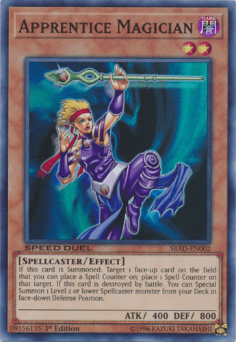 Apprentice Magician - SBAD-EN002 Super Rare 1st Edition