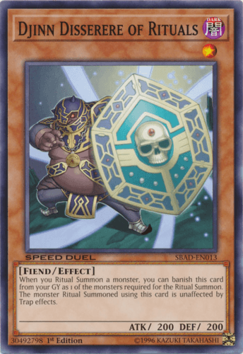 Djinn Disserere of Rituals - SBAD-EN013 Common 1st Edition