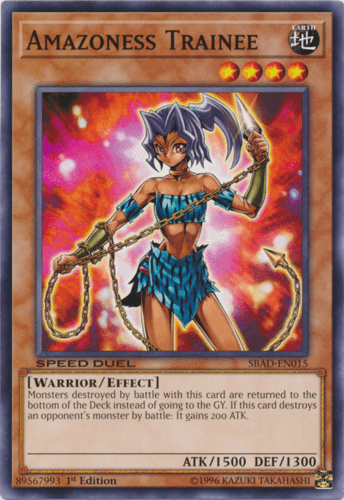 Amazoness Trainee - SBAD-EN015 Common 1st Edition