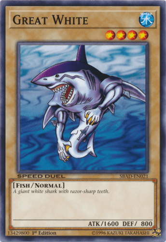 Great White - SBAD-EN021 Common 1st Edition