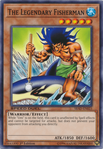 The Legendary Fisherman - SBAD-EN023 Common 1st Edition