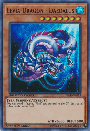 Levia-Dragon - Daedalus - SBAD-EN025 Ultra Rare 1st Edition