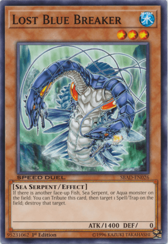Lost Blue Breaker - SBAD-EN026 Common 1st Edition