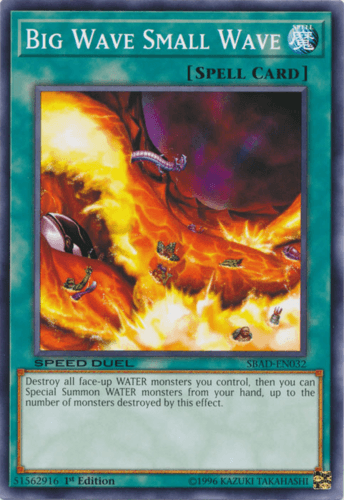 Big Wave Small Wave - SBAD-EN032 Common 1st Edition