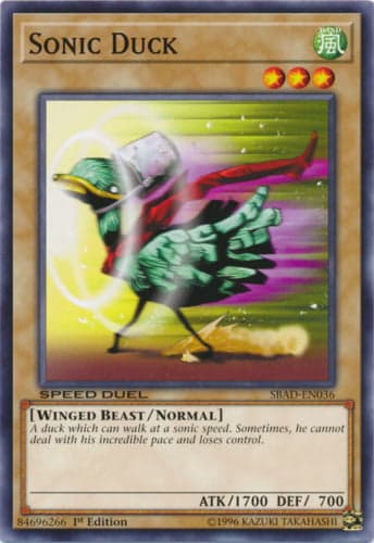 Sonic Duck - SBAD-EN036 Common 1st Edition