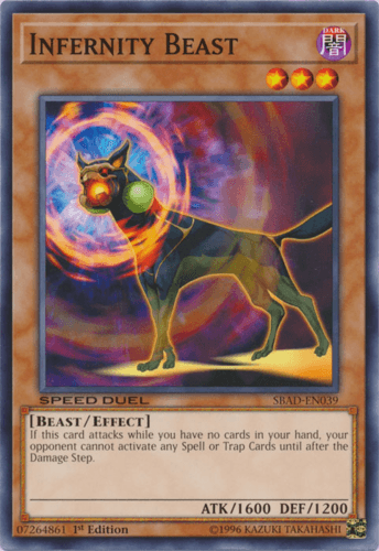 Infernity Beast - SBAD-EN039 Common 1st Edition