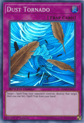 Dust Tornado - SBAD-EN043 Super Rare 1st Edition