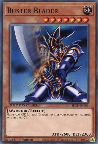 Buster Blader - SBCB-EN003 Common 1st Edition