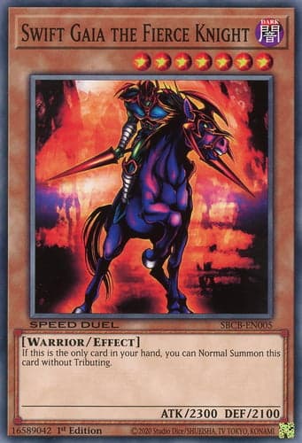Swift Gaia the Fierce Knight - SBCB-EN005 Common 1st Edition