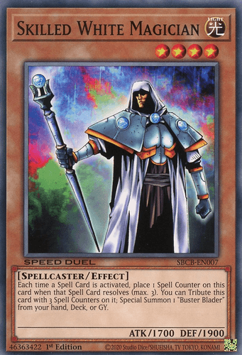Skilled White Magician - SBCB-EN007 Common 1st Edition