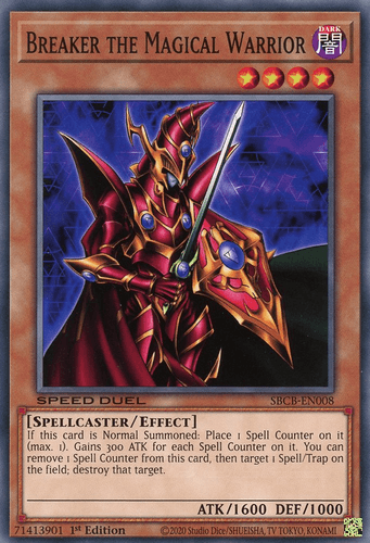 Breaker the Magical Warrior - SBCB-EN008 Common 1st Edition