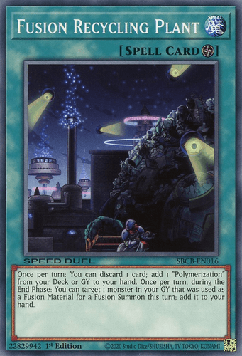 Fusion Recycling Plant - SBCB-EN016 Common 1st Edition