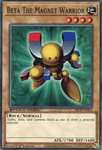 Beta The Magnet Warrior - SBCB-EN024 Common 1st Edition