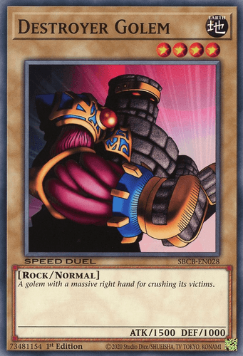 Destroyer Golem - SBCB-EN028 Common 1st Edition