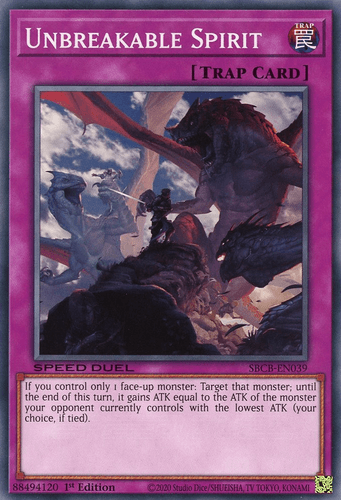 Unbreakable Spirit - SBCB-EN039 Common 1st Edition