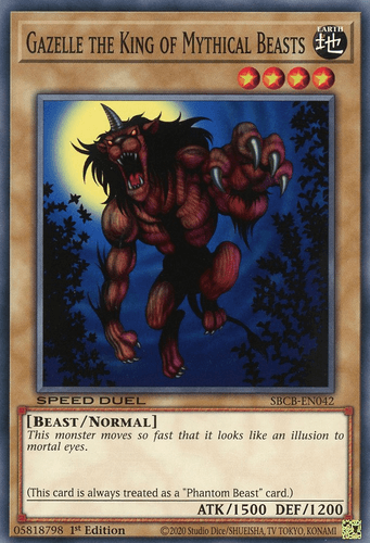 Gazelle the King of Mythical Beasts - SBCB-EN042 Common 1st Edition