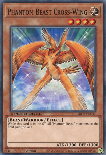 Phantom Beast Cross-Wing - SBCB-EN044 Common 1st Edition