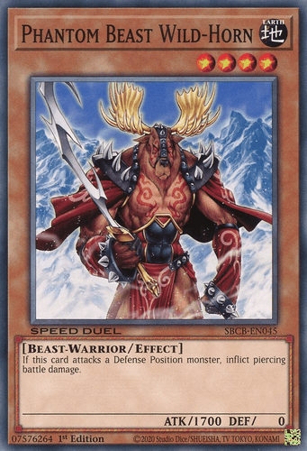 Phantom Beast Wild-Horn - SBCB-EN045 Common 1st Edition