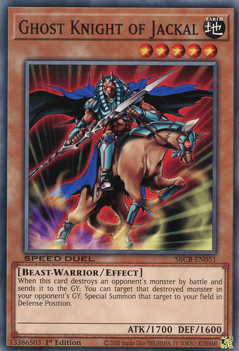 Ghost Knight of Jackal - SBCB-EN051 Common 1st Edition