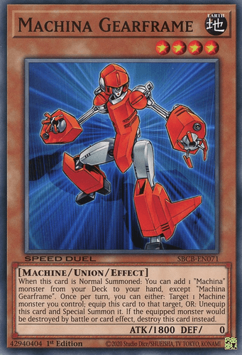Machina Gearframe - SBCB-EN071 Common 1st Edition