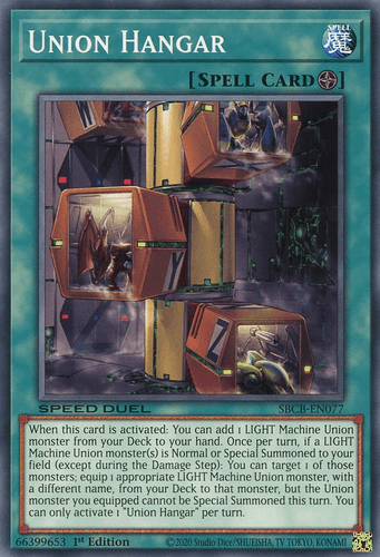 Union Hangar - SBCB-EN077 Common 1st Edition