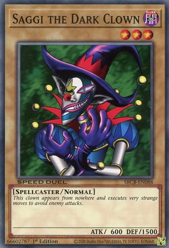 Saggi the Dark Clown - SBCB-EN088 Common 1st Edition