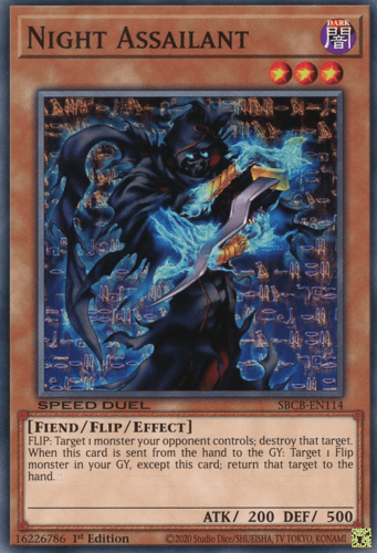 Night Assailant - SBCB-EN114 Common 1st Edition