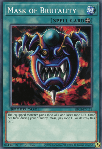 Mask of Brutality - SBCB-EN118 Common 1st Edition
