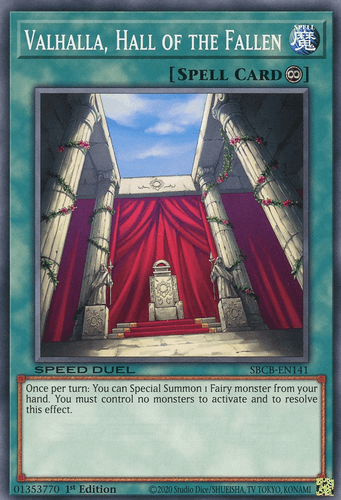 Valhalla, Hall of the Fallen - SBCB-EN141 Common 1st Edition