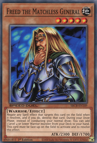 Freed the Matchless General - SBCB-EN149 Common 1st Edition