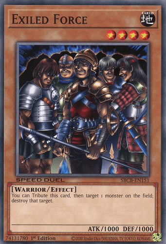 Exiled Force - SBCB-EN151 Common 1st Edition