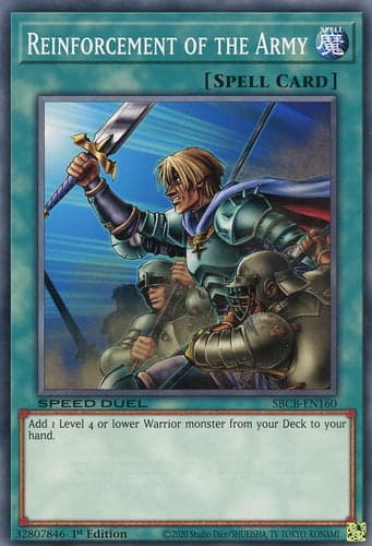 Reinforcement of the Army - SBCB-EN160 Common 1st Edition