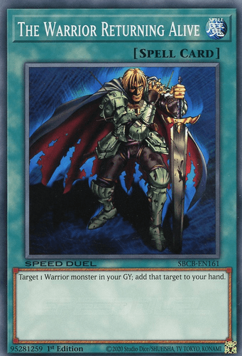 The Warrior Returning Alive - SBCB-EN161 Common 1st Edition