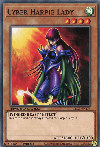 Cyber Harpie Lady - SBCB-EN173 Common 1st Edition