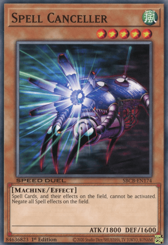 Spell Canceller - SBCB-EN174 Secret Rare 1st Edition