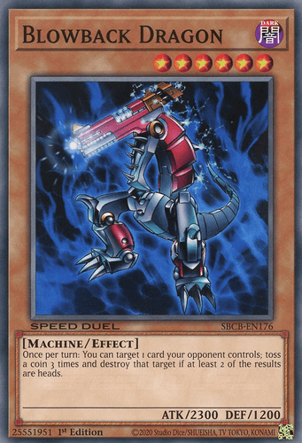 Blowback Dragon - SBCB-EN176 Common 1st Edition