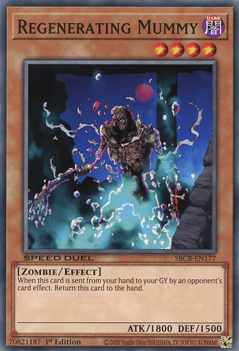 Regenerating Mummy - SBCB-EN177 Common 1st Edition