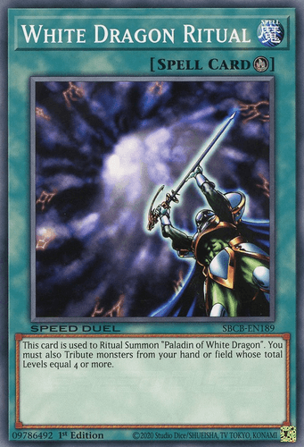 White Dragon Ritual - SBCB-EN189 Common 1st Edition