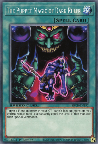 The Puppet Magic of Dark Ruler - SBCB-EN192 Common 1st Edition