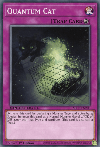 Quantum Cat - SBCB-EN200 Common 1st Edition