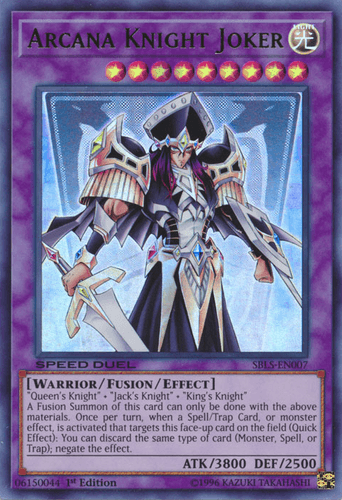 Arcana Knight Joker - SBLS-EN007 Ultra Rare 1st Edition