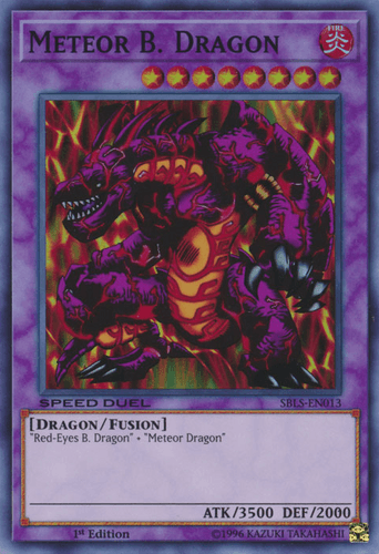 Meteor Black Dragon - SBLS-EN013 Super Rare 1st Edition