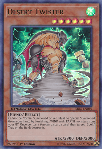 Desert Twister - SBLS-EN019 Ultra Rare 1st Edition
