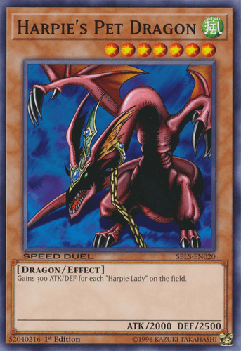 Harpie's Pet Dragon - SBLS-EN020 Common 1st Edition